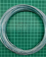 Hliníkový drôt, 2mm x 12m/100g, ľadovo modrý